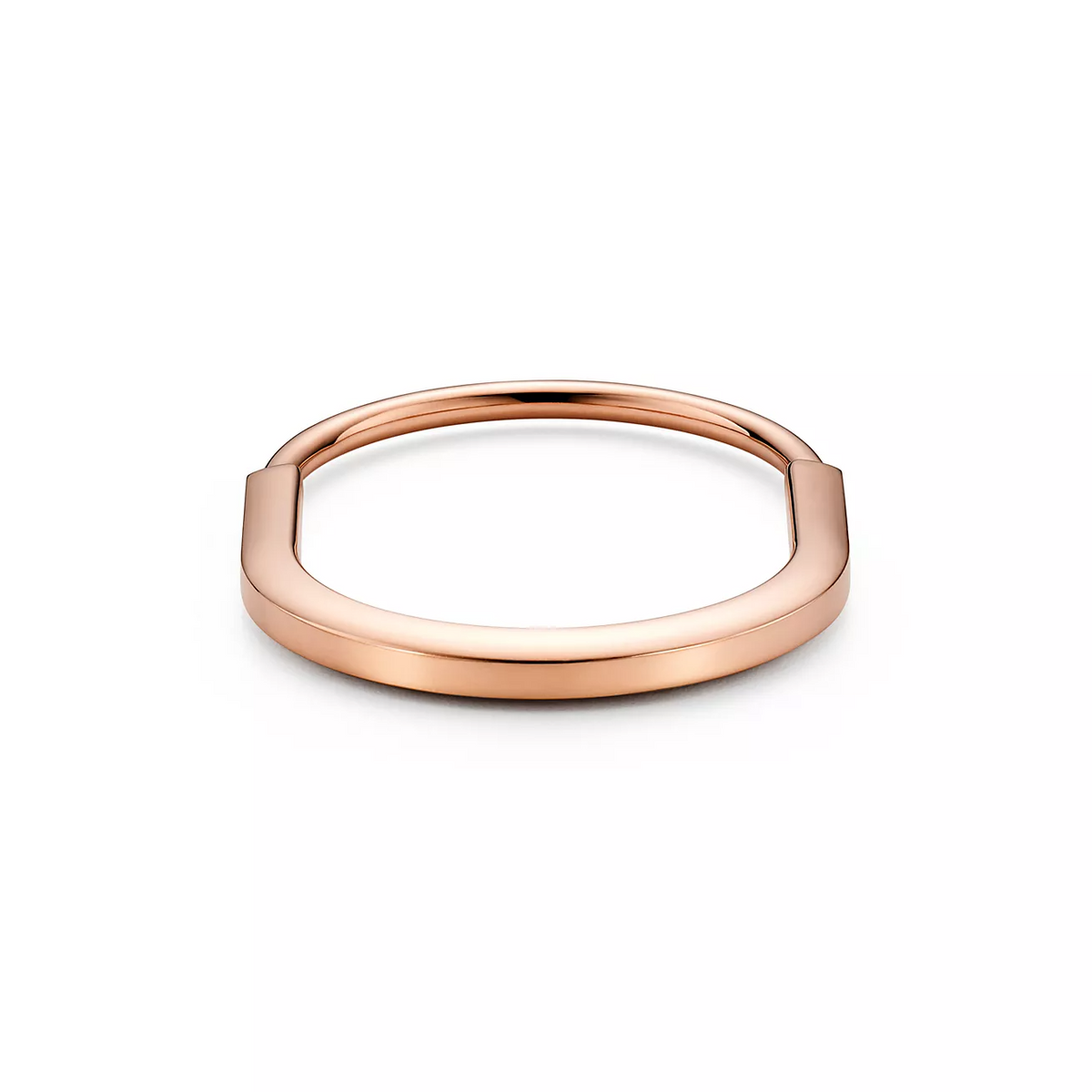 Tiffany Lock Bracelet Rose Cubic Zirconia Pink Gold